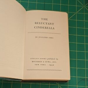 Vintage Hardcover Book - The Reluctant Cinderella by Jennifer Ames